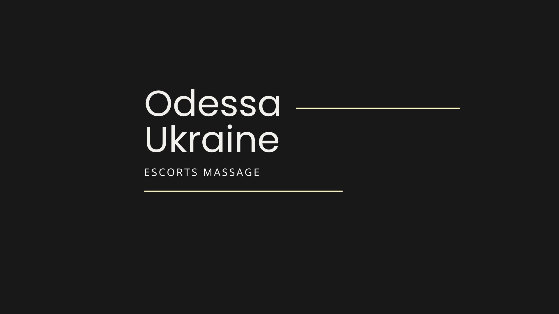 Odessa escort massage - Incredible masseuses Outcall