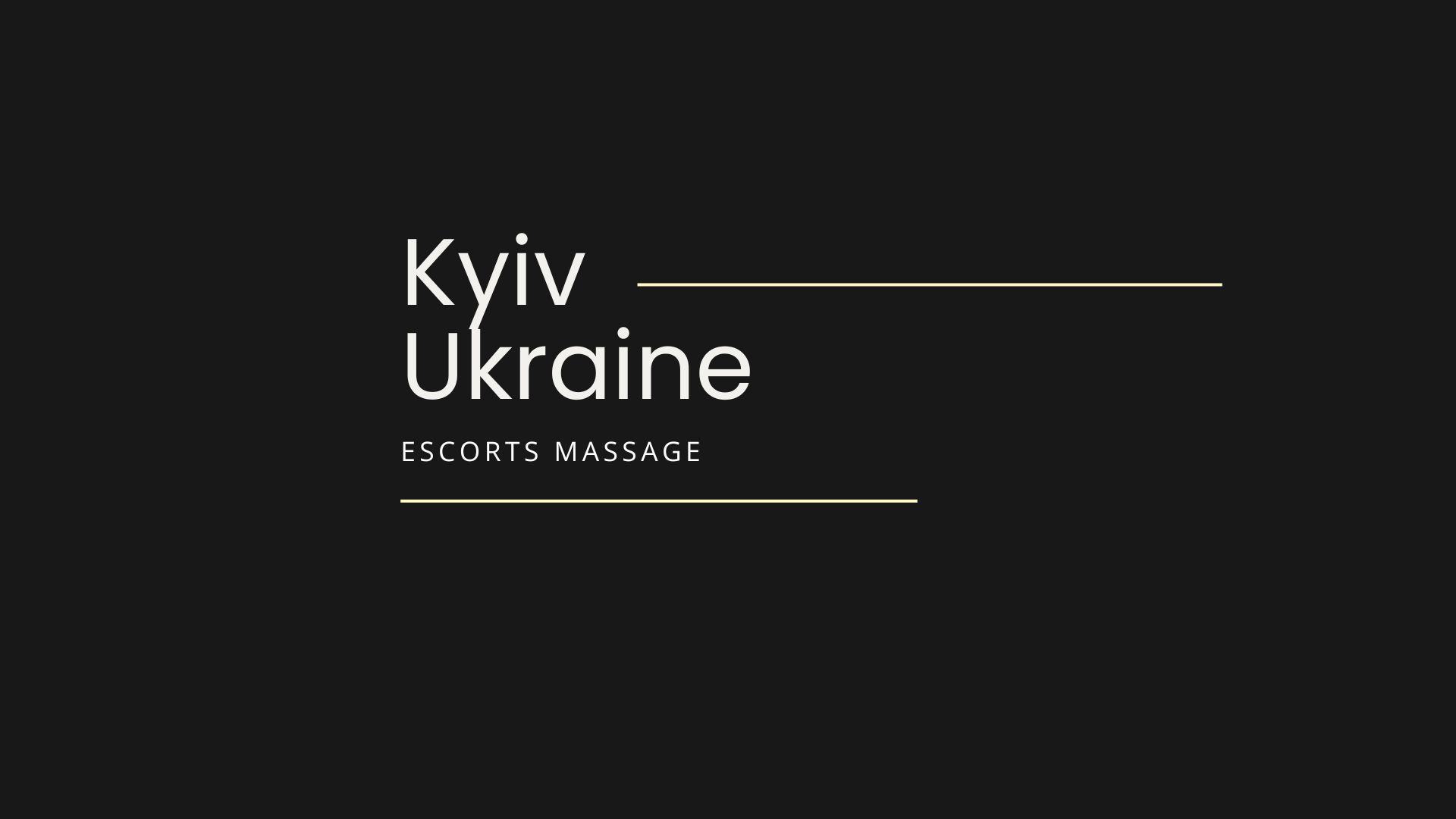 Erotic massage in Kyiv - Kyiv escort massage